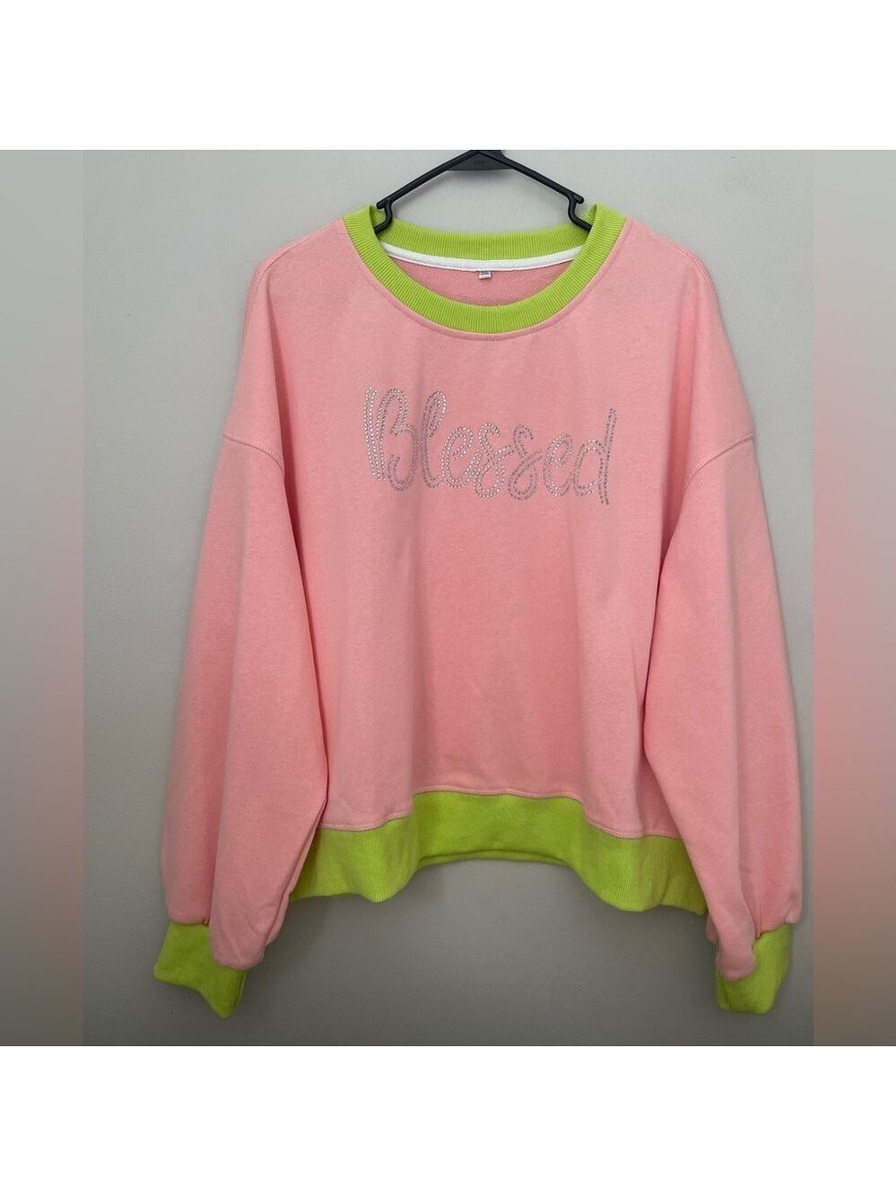 Blessed Rhinestone Sweatshirt